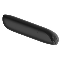 Powerful Bullet Bala Vibradora Recargable 20 modos Negra Mate