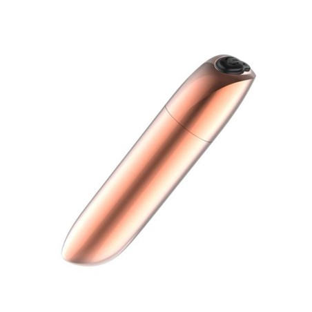 Powerful Bullet Bala Vibradora Recargable 20 modos Dorada