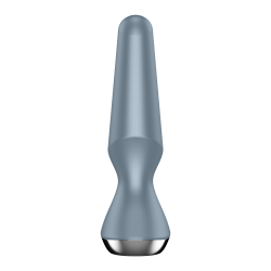 Satisfyer Plug-ilicious 2 Motores Vibrador Cinza 2 e 12 modos