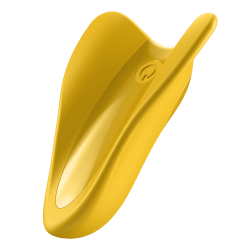 Satisfyer High Fly Yellow Mini Rechargeable Finger Vibrator 12 Modes