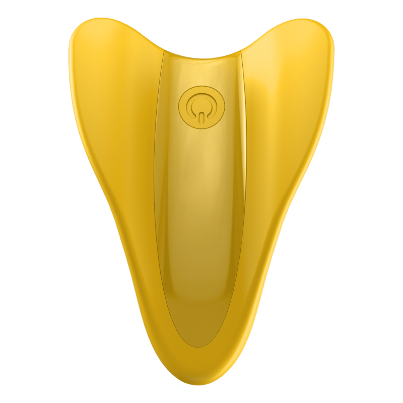 Satisfyer High Fly Yellow Mini vibratore a dito ricaricabile 12 modalità