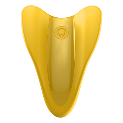 Satisfyer High Fly Jaune Mini Vibrateur Doigt Rechargeable 12 modes