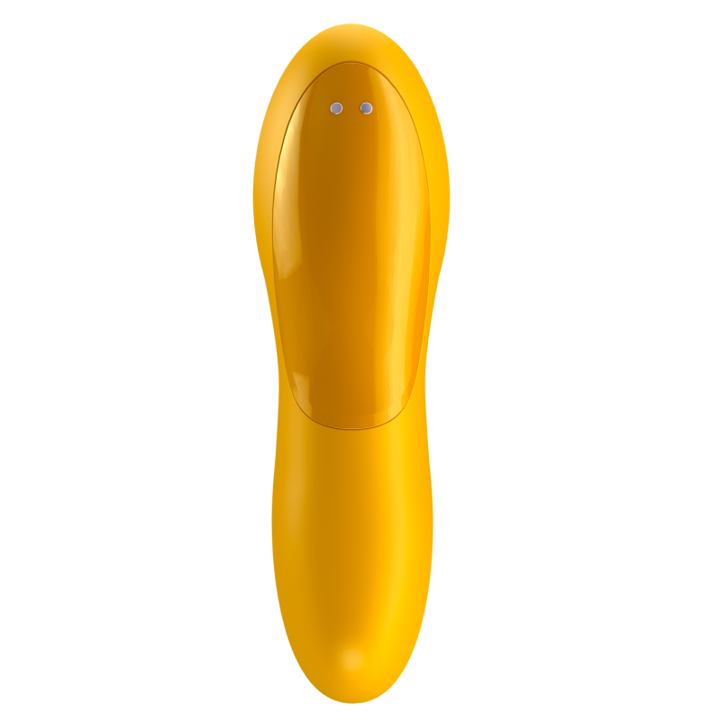 Satisfyer Teaser Yellow Mini Vibrator Finger Rechargeable 12 Modes