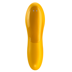 Satisfyer Teaser Jaune Mini Vibrateur Doigt Rechargeable 12 modes