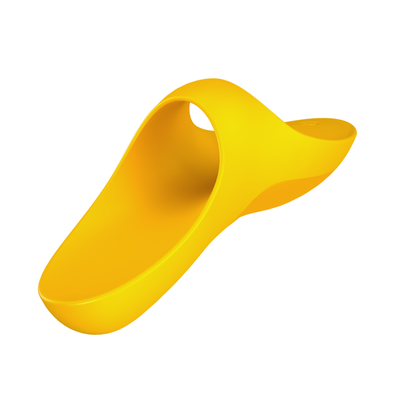 Satisfyer Teaser Yellow Mini Vibrator Finger Rechargeable 12 Modes