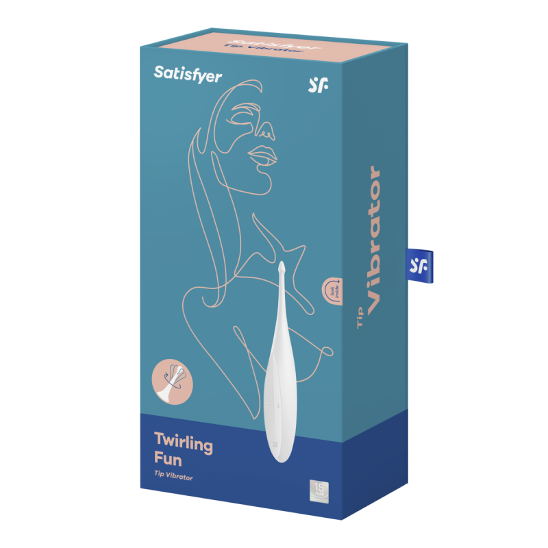 Satisfyer Twirling Fun White Vibratore ricaricabile 12 modalità
