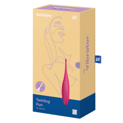Satisfyer Fun Poppy Red Vibrator Rechargeable 12 modos