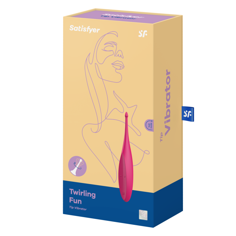 Satisfyer Twirling Fun Poppy Red Vibrateur Rechargeable 12 modes