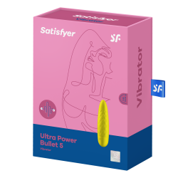 Satisfyer Ultra Power Bullet 5 Mini Bullet Corregável Amarela 12 modos