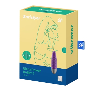 Satisfyer Ultra Power Bullet 5 Violet Mini Bullet Wiederaufladbare 12 Modi 2