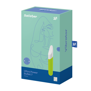 Satisfyer Ultra Power Bullet 7 Green Mini Bullet Rechargeable 12 Modes 2