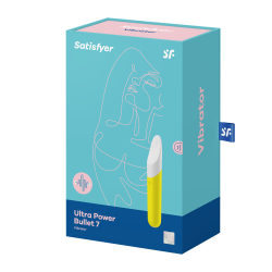 Satisfyer Ultra Power Bullet 7 Jaune Mini Bullet Rechargeable 12 modes