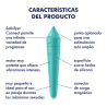 Satisfyer Ultra Power Bullet 8 Turquoise Mini Bullet ricaricabile 12 modalità