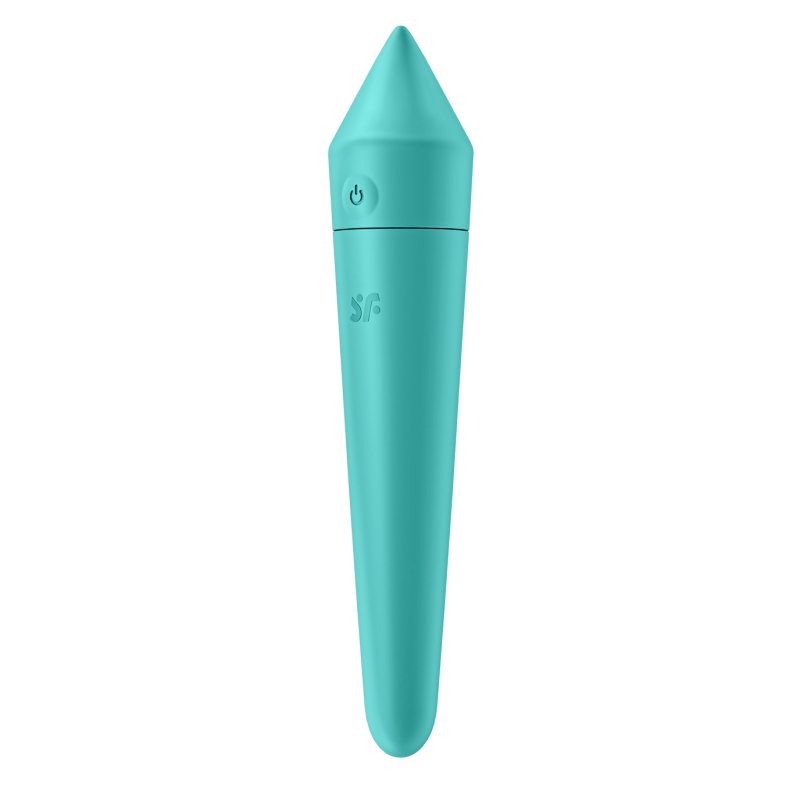 Satisfyer Ultra Power Bullet 8 Turquesa Mini Bala Recargable 12 modos