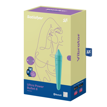 Satisfyer Ultra Power Bullet 8 Türkis Mini Bullet Wiederaufladbare 12 Modi 2