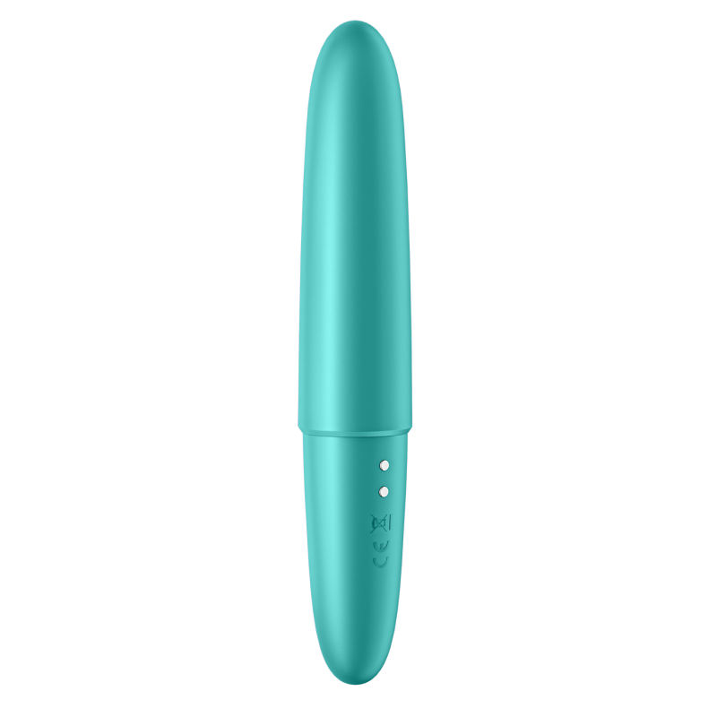 Satisfyer Ultra Power Bullet 6 Turquesa Mini Bala Recargable 12 modos