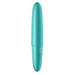 Satisfyer Ultra Power Bullet 6 Turquesa Mini Bala Recargable 12 modos