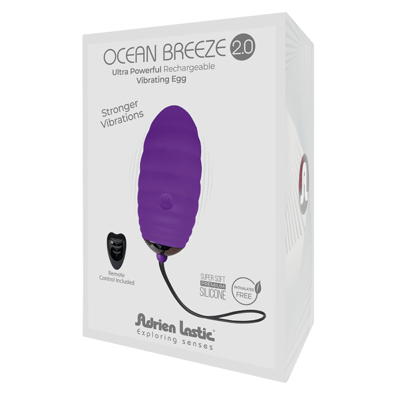 Ocean Breeze 2.0 Lilla Ricaricabile 10 Modalità - Telecomando