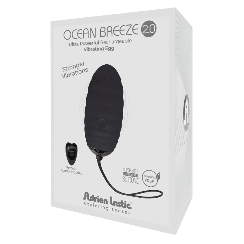 Ocean Breeze 2.0 Noir Rechargeable 10 Modes - Télécommande