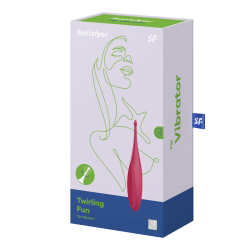 Twirling Fun Rosa Vibrateur rechargeable 12 modes