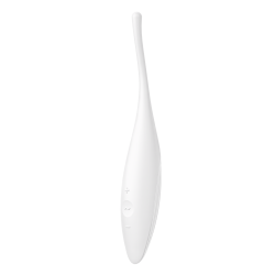 Twirling Joy Blanco Vibrador con APP Recargable 12 modos