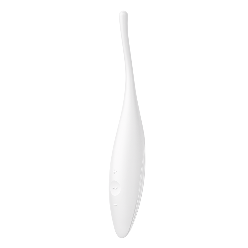 Girando Joy White Vibrator com APP Recarregável 12 modos