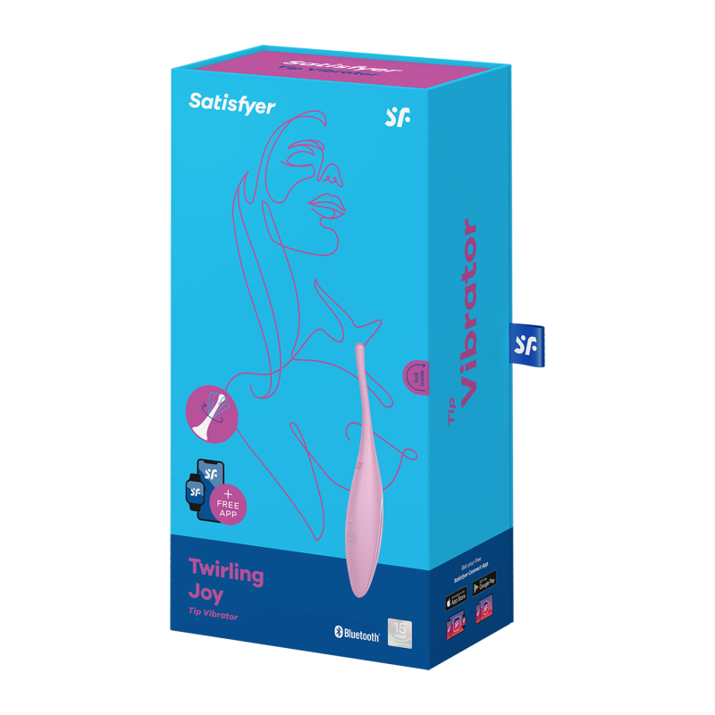 Vibratore Rosa Twirling Joy con APP RICARICABILE 12 modalità