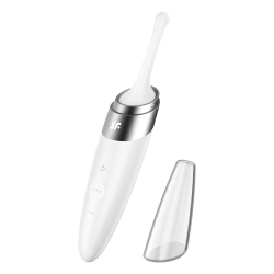 Satisfyer Twirling Delight White Vibrator Rechargeable 40 modes