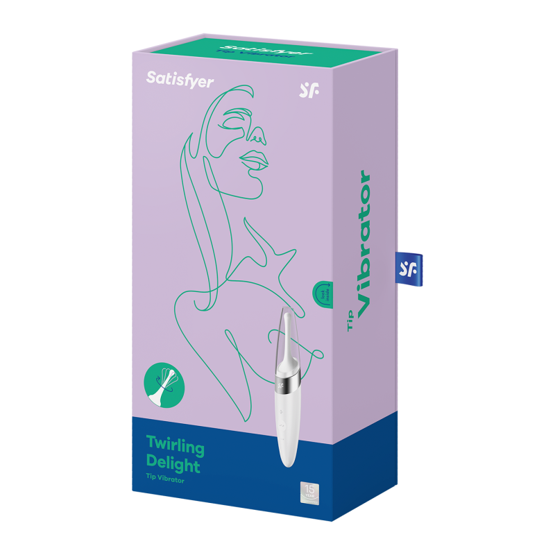 Satisfyer Twirling Delight White Vibrator Wiederaufladbare 40 Modi