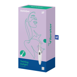 Satisfyer Twirling Delight White Vibrator Ricaricabile 40 modalità