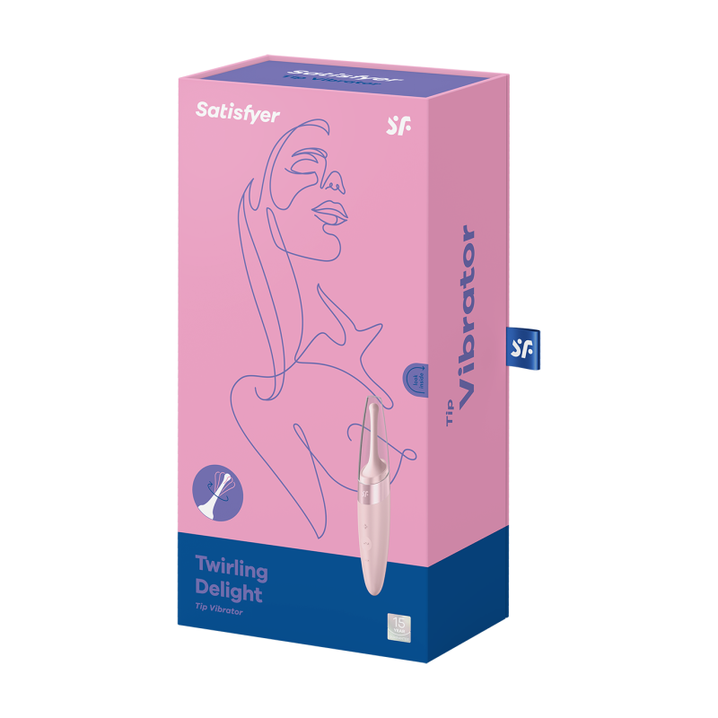 Satisfyer Twirling Delight Rosa Vibrador Recargable 40 modos