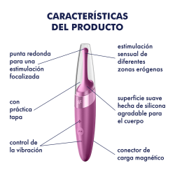 Satisfyer Twirling Delight Berry Vibrator ricaricabile 40 modalità