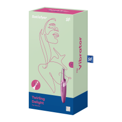 Satisfyer Twirling Delight Berry Vibrador Recargable 40 modos