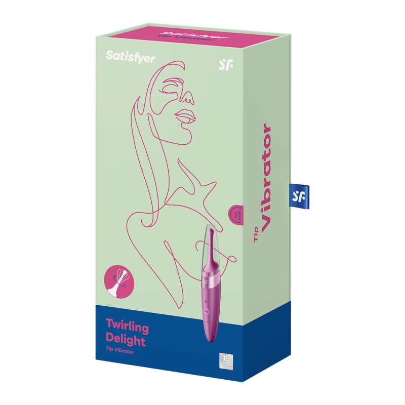Satisfyer Twirling Delight Berry Vibrateur Rechargeable 40 modes