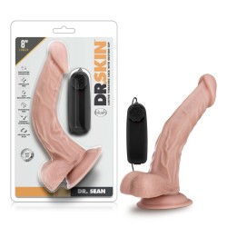DR. SKIN DR. SEAN 8" vibrador curvo 20x3,8cm