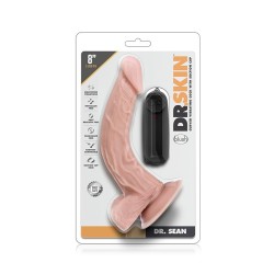 DR. SKIN DR. SEAN 8" gebogene Vibrator 20x3,8cm
