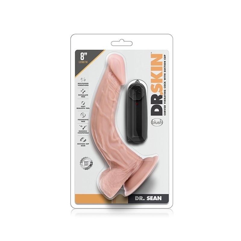 DR. SKIN DR. SEAN 8 » vibromasseur incurvé 20x3,8cm