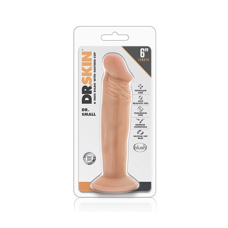 DR SMALL 6" DILDO REALISTICO 16,5x3,8cm