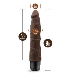 DR SKIN COCK VIBE 1 Vibrador de chocolate 22,8x5cm