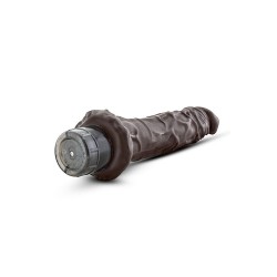 DR SKIN COCK VIBE 8 Vibromasseur chocolat 24,7x4,4cm