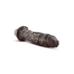 DR SKIN COCK VIBE 8 Vibromasseur chocolat 24,7x4,4cm