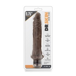 DR SKIN COCK VIBE 8 Vibromasseur chocolat 24,7x4,4cm