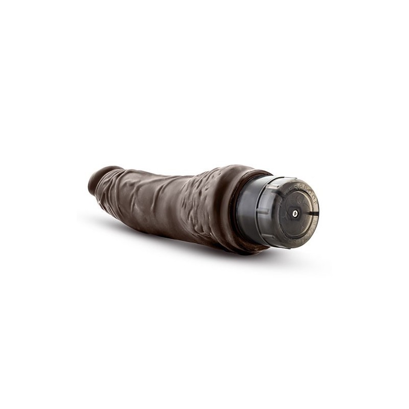 DR SKIN COCK VIBE 7 Chocolate vibrador 21,5x3,8cm