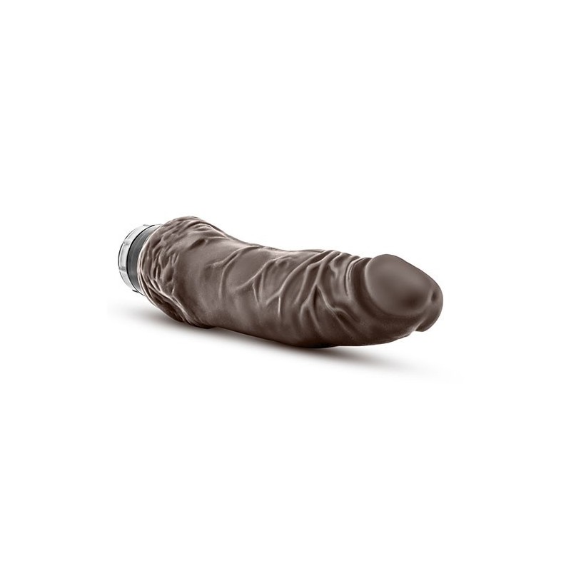 DR SKIN COCK VIBE 7 Vibrador de Chocolate 21,5x3,8cm