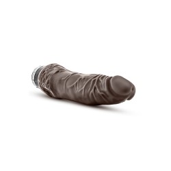 DR SKIN COCK VIBE 7 Chocolate vibrador 21,5x3,8cm