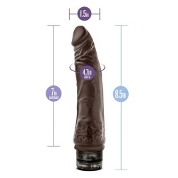 DR SKIN COCK VIBE 7 Vibrador de Chocolate 21,5x3,8cm