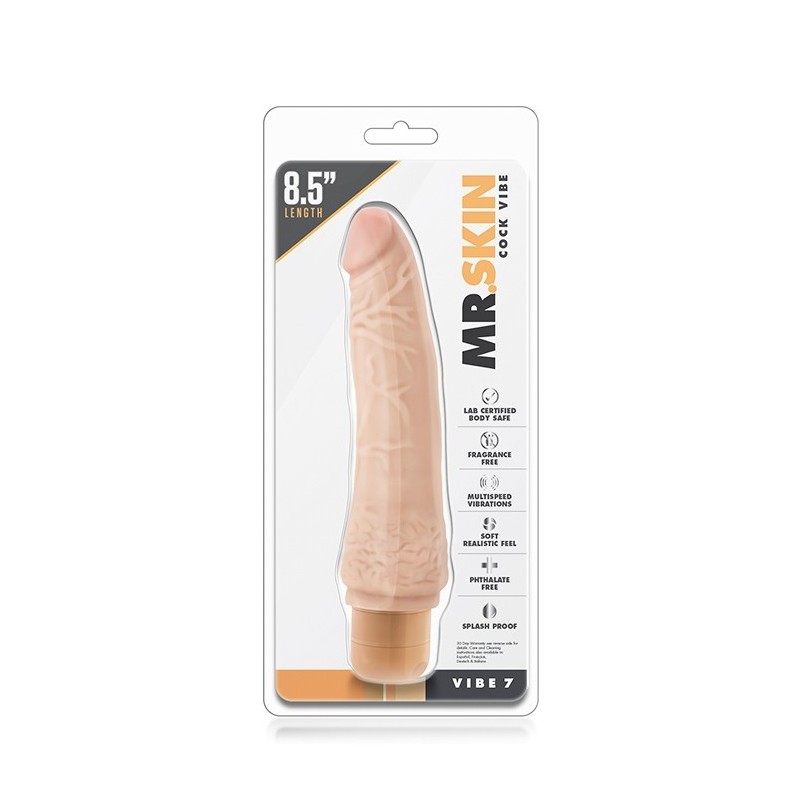DR SKIN COCK VIBE 7 Vibrator 21,5x3,8cm