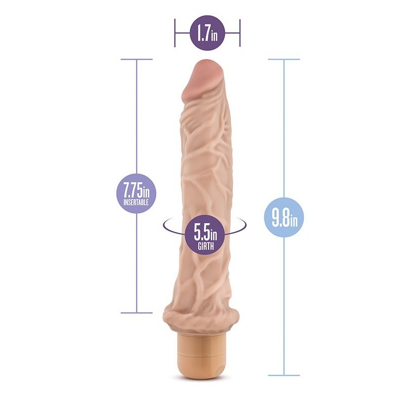 Dr SKIN COCK VIBE 8 vibromasseur 24,7x4,4cm
