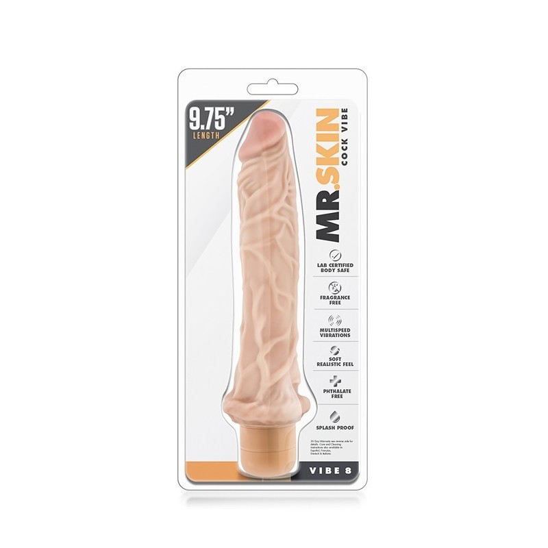 Dr SKIN COCK VIBE 8 vibromasseur 24,7x4,4cm