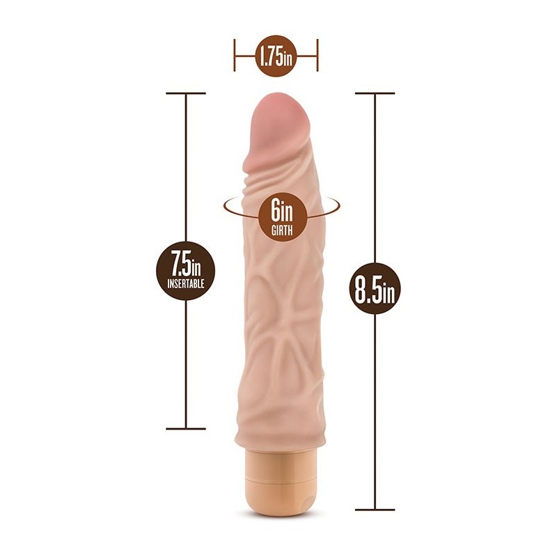 DR SKIN COCK VIBE 10 vibrador 21,6x4,4cm